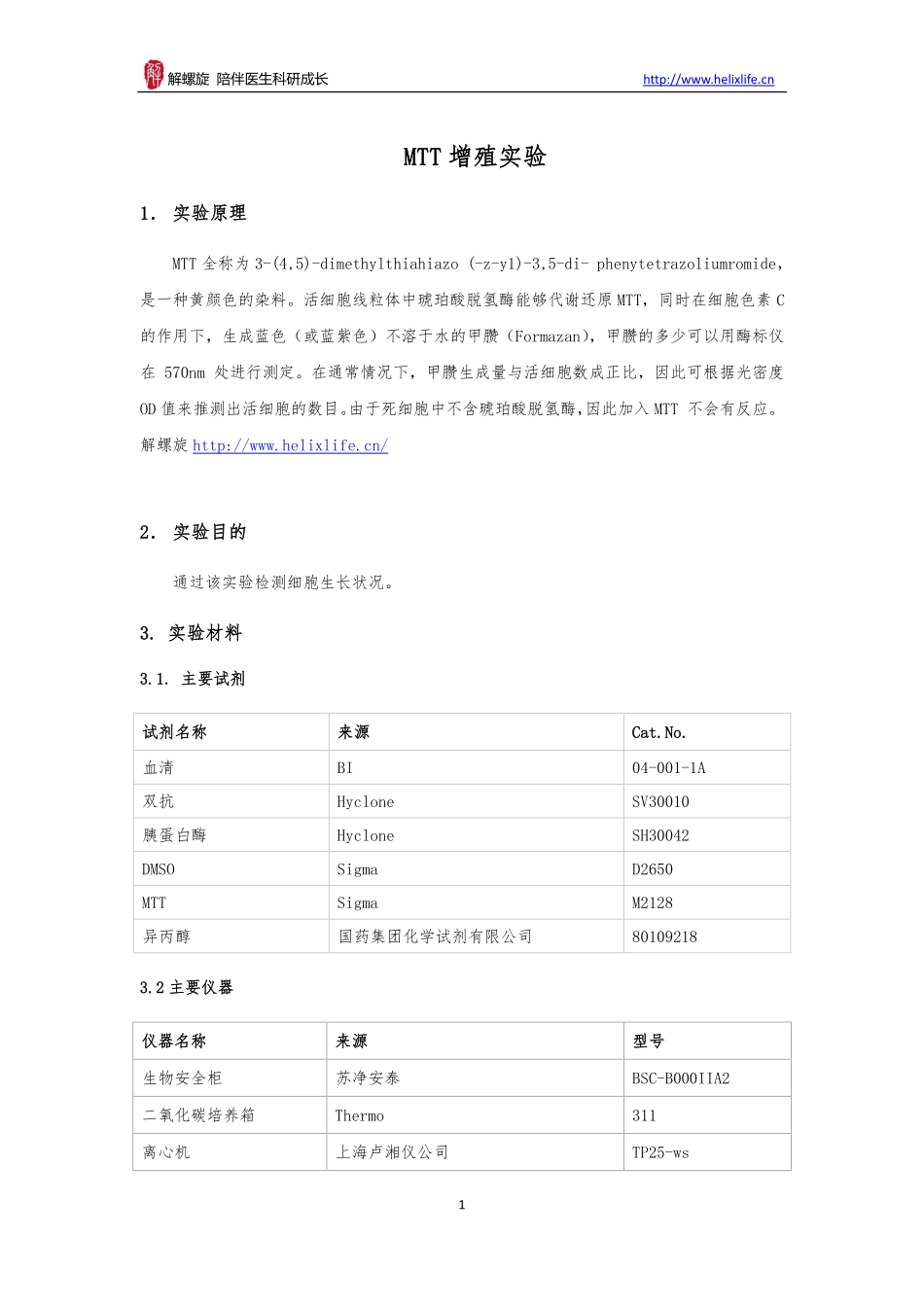 MTT增殖实验（细胞水平）(1).pdf_第1页