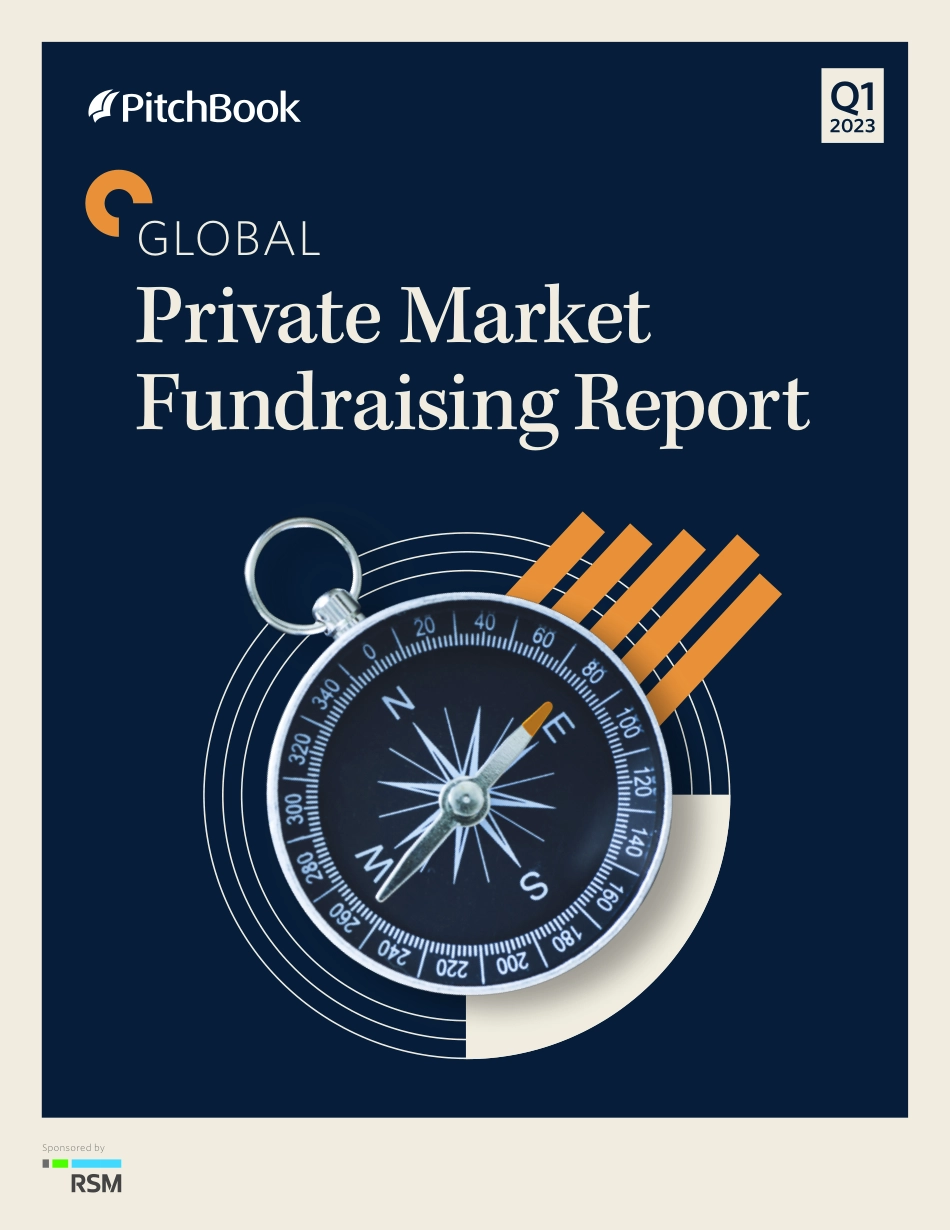 PitchBook-2023年一季度全球私人市场筹资报告（英）-2023-WN6.pdf_第1页