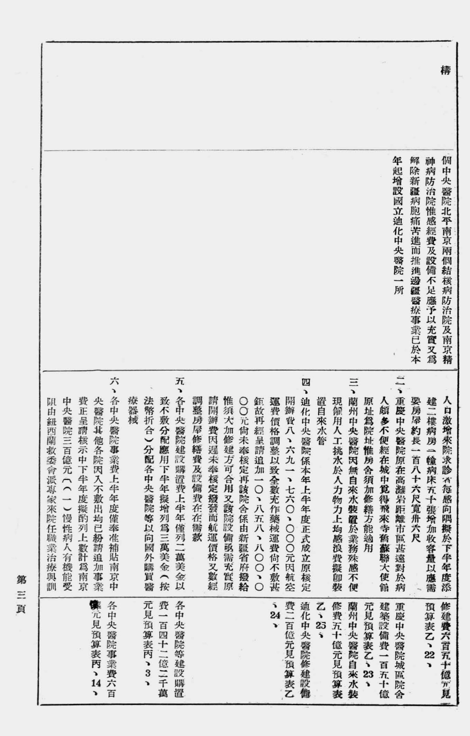 003534卫生部卅七年下半年度施政计划纲要说明.pdf_第3页