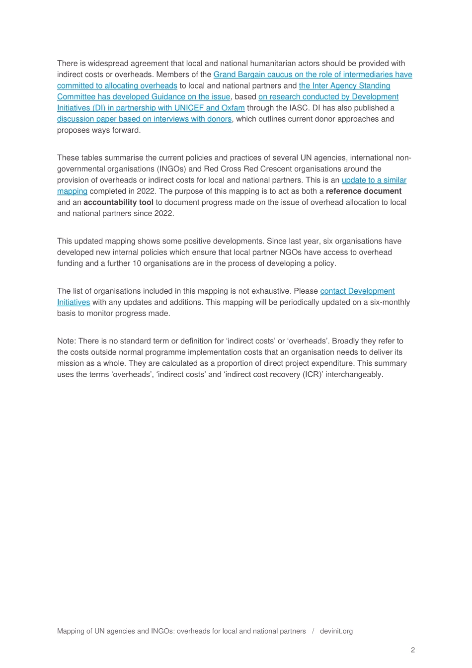 Devinit-地方和国家合作伙伴的间接成本：联合国机构和国际非政府组织的政策和做法规划（英）-2023-WN6.pdf_第3页