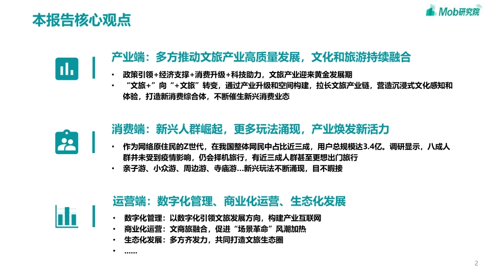 Mob研究院-2023年中国文旅产业发展趋势报告 -2023.04-41页-WN5.pdf_第3页
