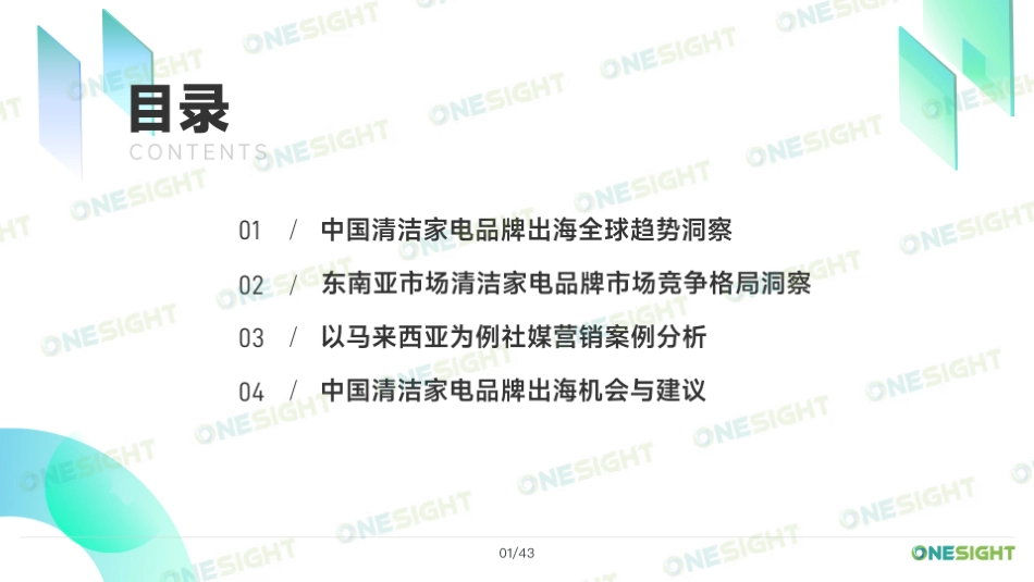 2023清洁家电品牌出海市场营销趋势洞察报告-OneSight-45页-WN5.pdf_第3页