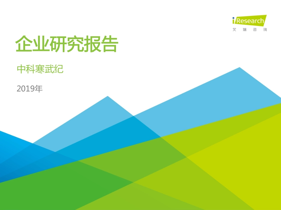2019年企业研究报告—中科寒武纪-简版.pdf_第1页