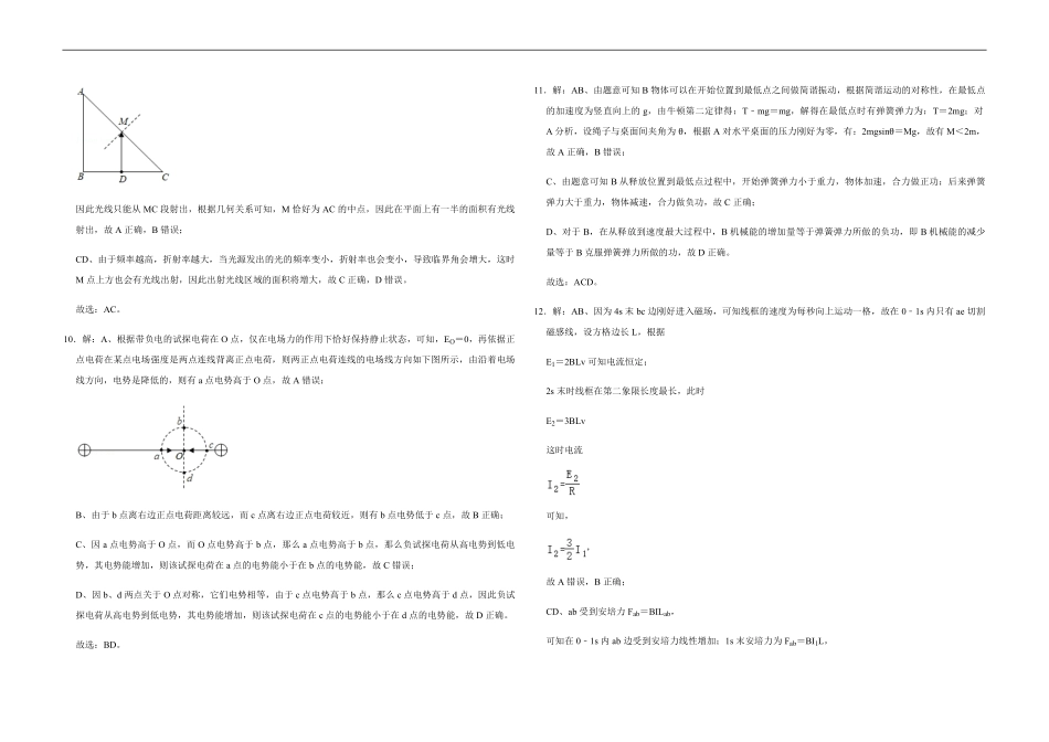 2020年高考真题 物理（山东卷)（含解析版）(1).pdf_第3页