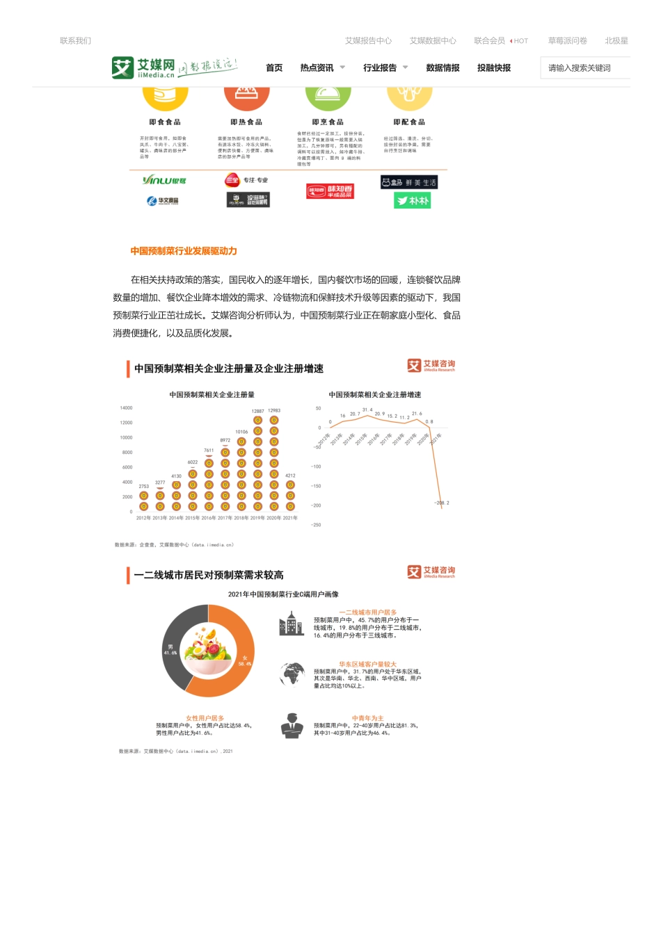 2022 艾媒咨询：中国预制菜行业发展趋势研究报告.pdf_第3页
