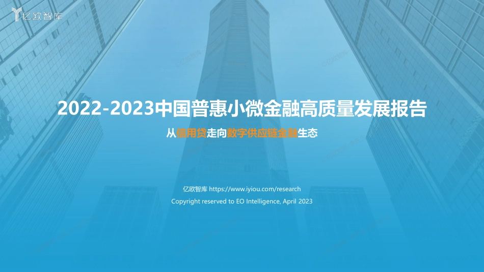 2022-2023中国普惠小微金融高质量发展报告-终稿-45页-WN5.pdf_第1页