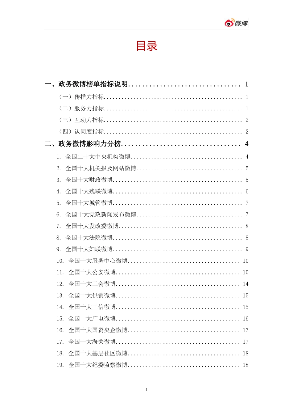 2023年第一季度政务微博影响力报告-212页-WN6.pdf_第3页