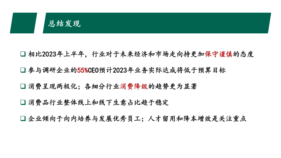 2023秋季光辉国际中国消费品行业高管调研-18页-WN9.pdf_第3页