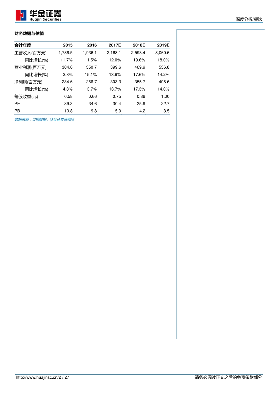 20171030-华金证券-广州酒家（603043.SH）：中华老字号食品制造和餐饮服务双轮驱动.pdf_第2页