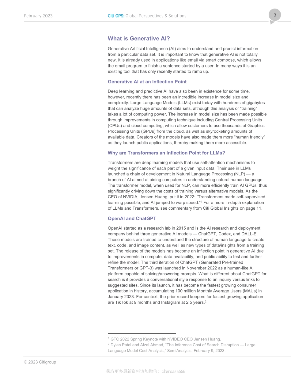Citi-Generative AI-ChatGPT and Search_report (2023-02-21).pdf_第3页