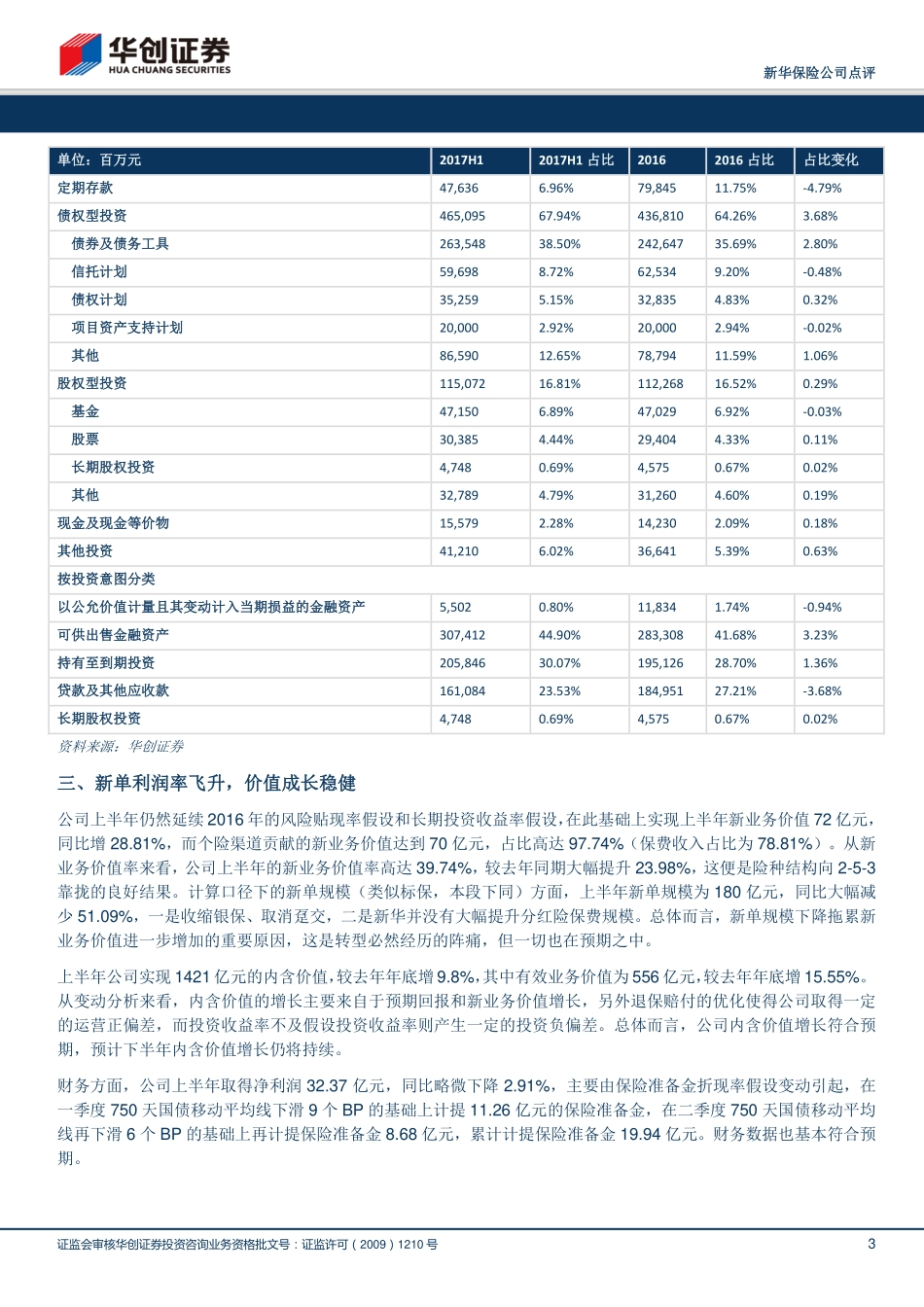 20170830-华创证券-新华保险-601336.SH-坚持转型成长有理有据.pdf_第3页