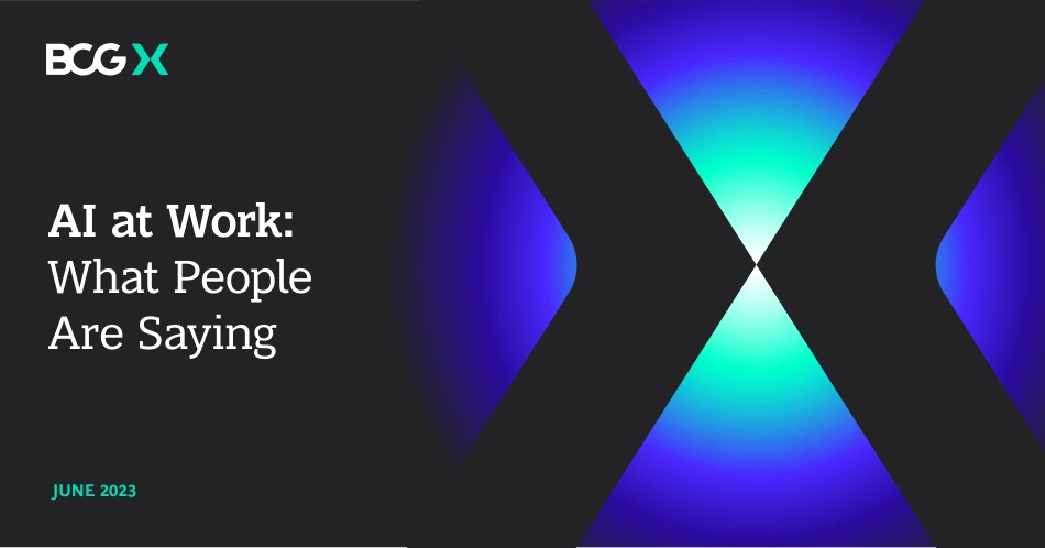 BCG-人工智能在工作：人们在说什么（英）-2023-WN6.pdf_第1页