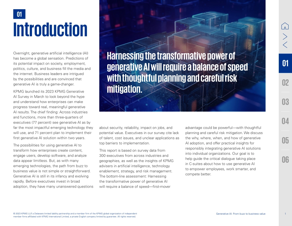 KPMG+生成式人工智能的商业价值-20页-WN9.pdf_第3页