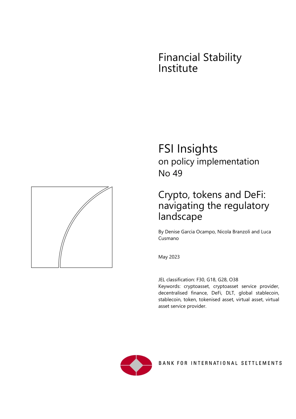 BIS-加密货币、代币和去中心化金融：监管指引-50页-WN6.pdf_第1页