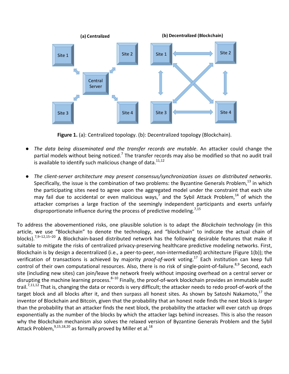 ModelChain-基于私有区块链网络的分布式隐私保护医疗预测模型框架.pdf_第2页
