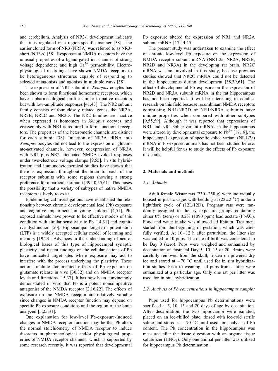 Effect of developmental lead exposure by digoxigenin-labeled ISHhistochemistry(1).pdf_第2页