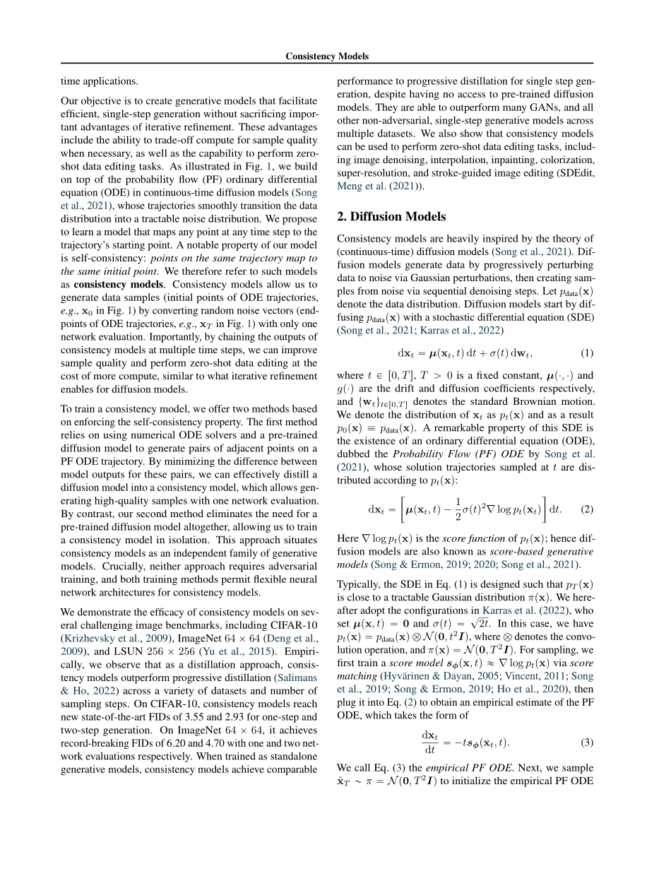 openAI发布最新的ai画图模型Consistency models(一致性模型)论文-41页-WN5.pdf_第3页