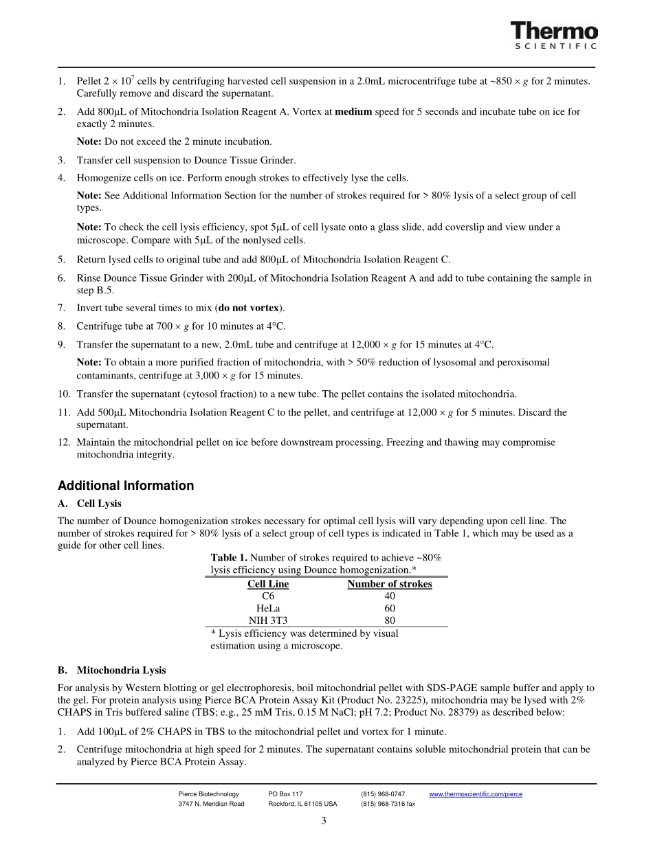 89874 mitochondria isolation kit for cultured cells.pdf_第3页