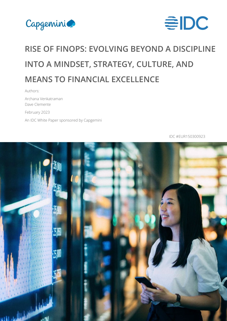 Capgemini-FINOPS的兴起-超越一门学科发展成为一种思维方式、战略、文化和实现卓越财务的手段（英）-2023-WN5.pdf_第1页