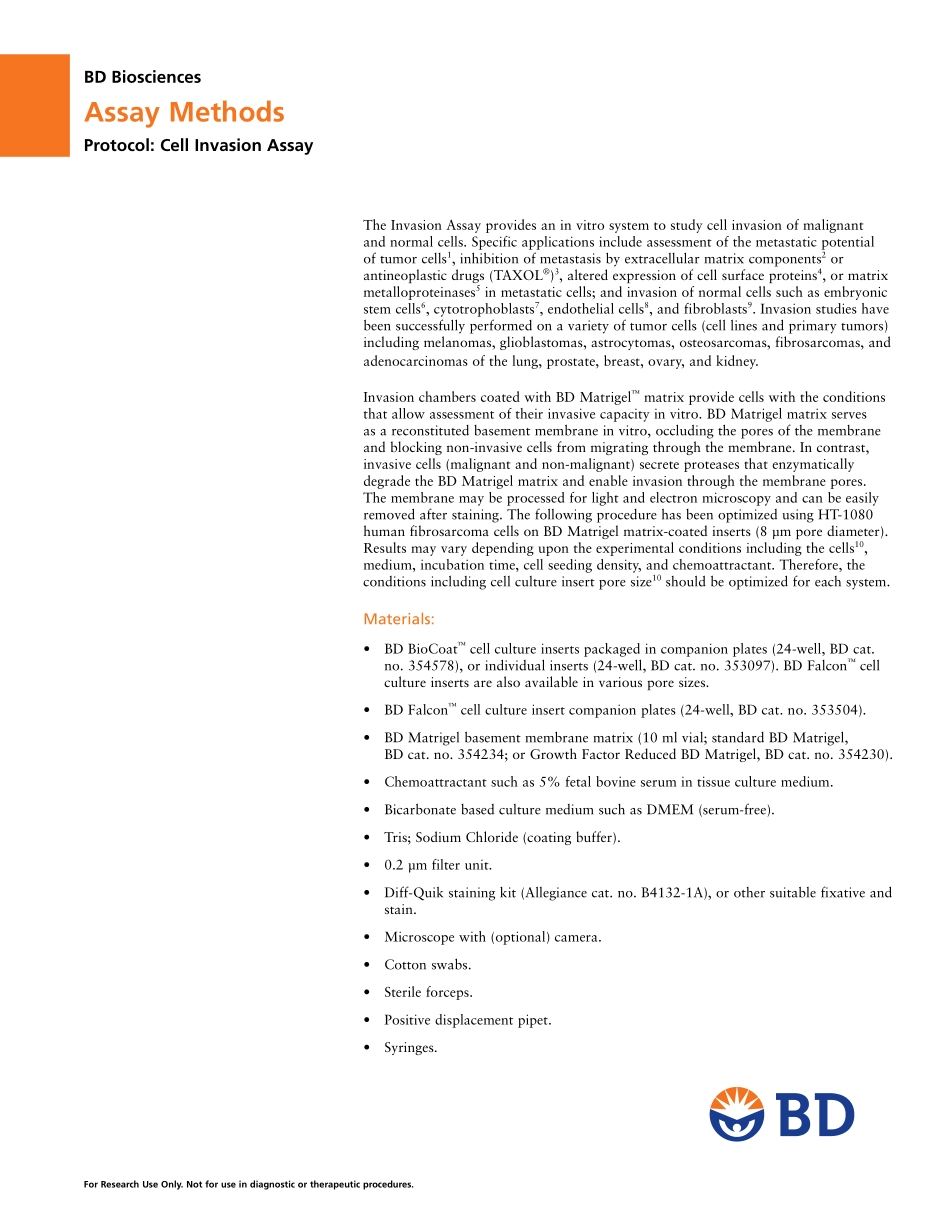 Cell Invasion Assay.pdf_第1页