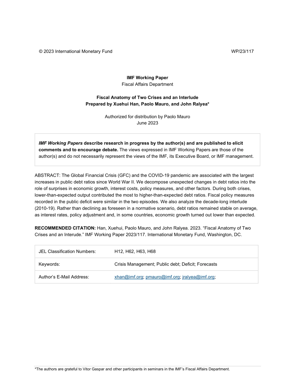IMF-两次危机的财政剖析及其启示（英）-2023-WN6.pdf_第3页