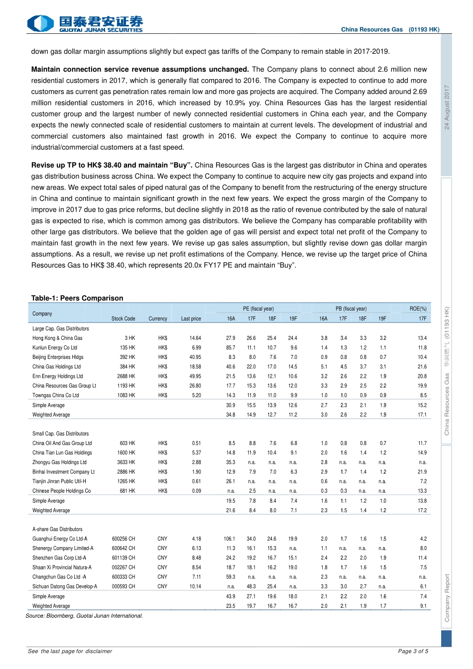 20170824-国泰君安(香港)-华润燃气-01193.HK-2017年中期业绩超出市场预期维持“买入”评级.pdf_第3页