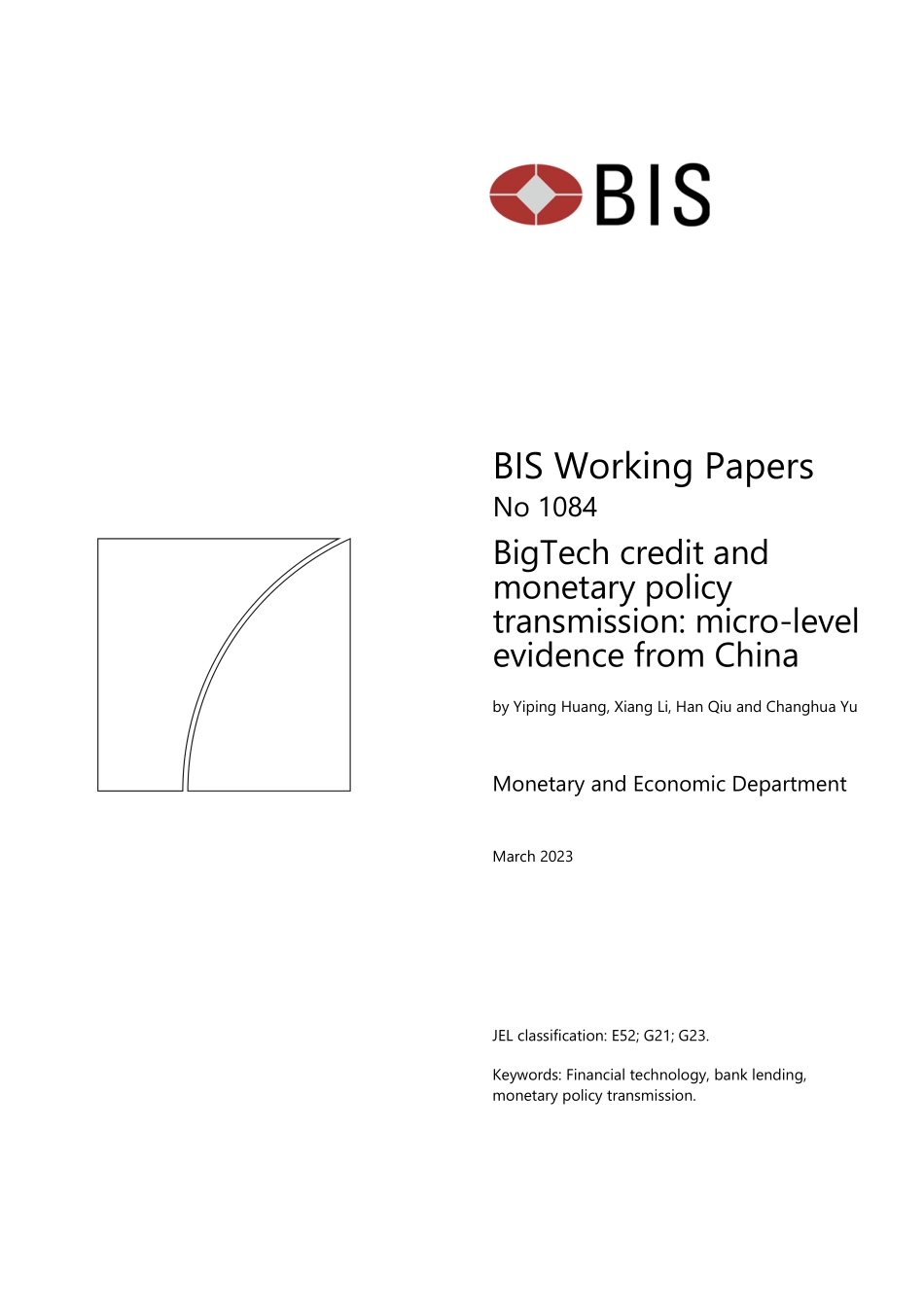BigTech和货币政策传导：基于中国的微观经济层面证据-49页-WN5.pdf_第1页