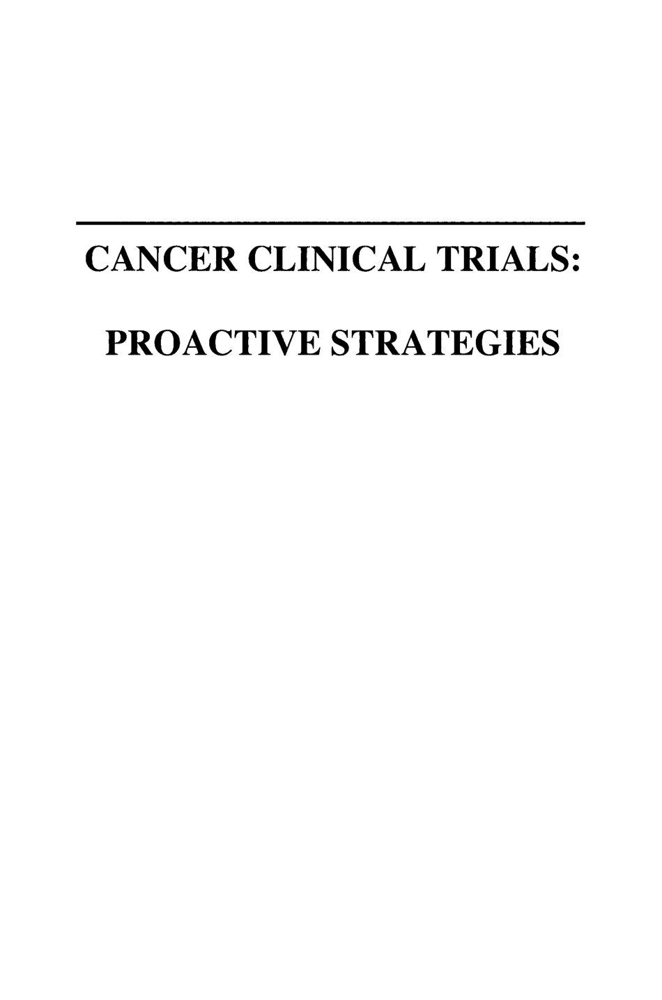 Cancer Clinical trial PROACTIVE STRATEGIES .pdf_第2页