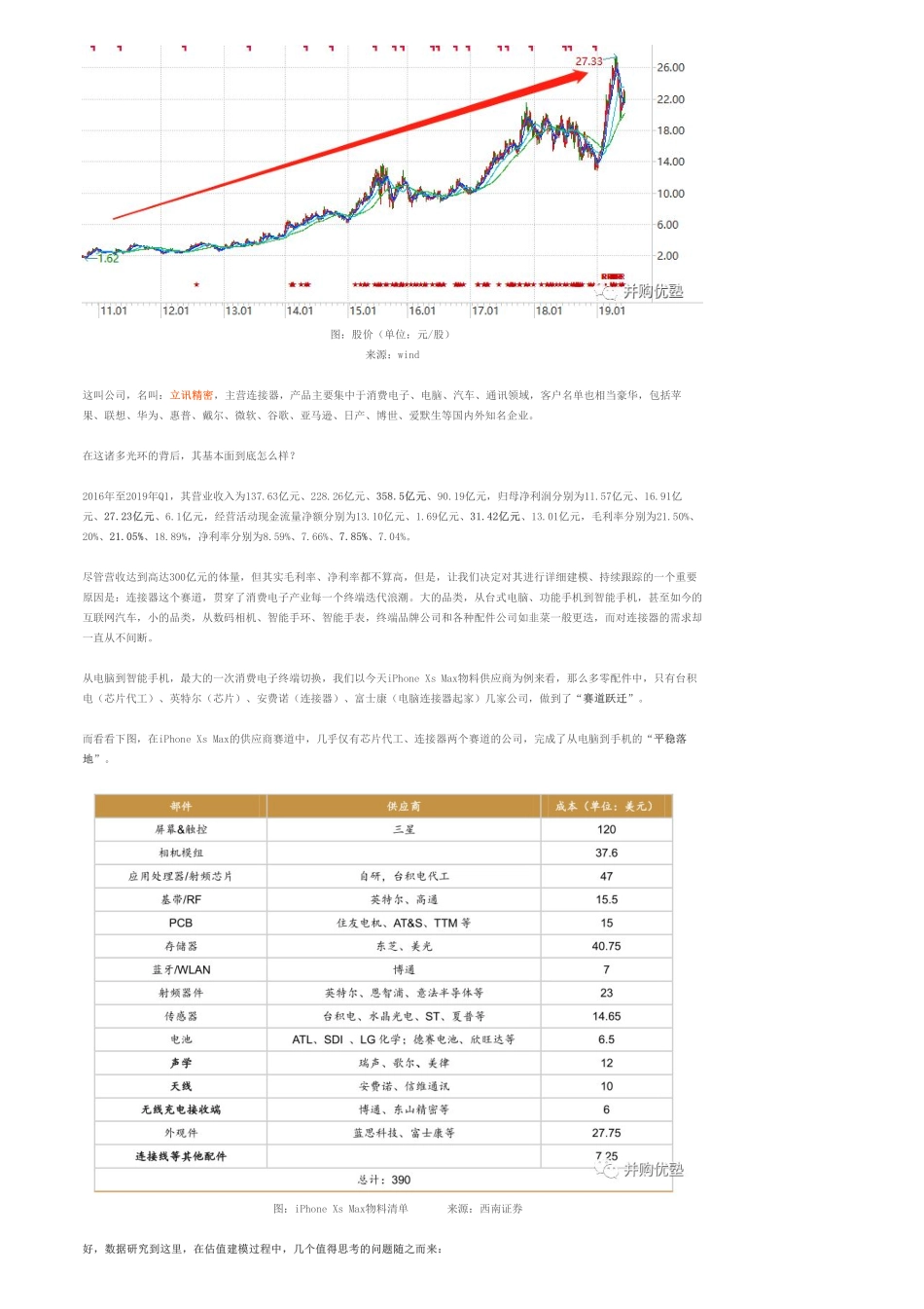 20190618估值建模-立讯精密财务模型（二）：消费电子产业逻辑-优塾指数★★★.pdf_第2页