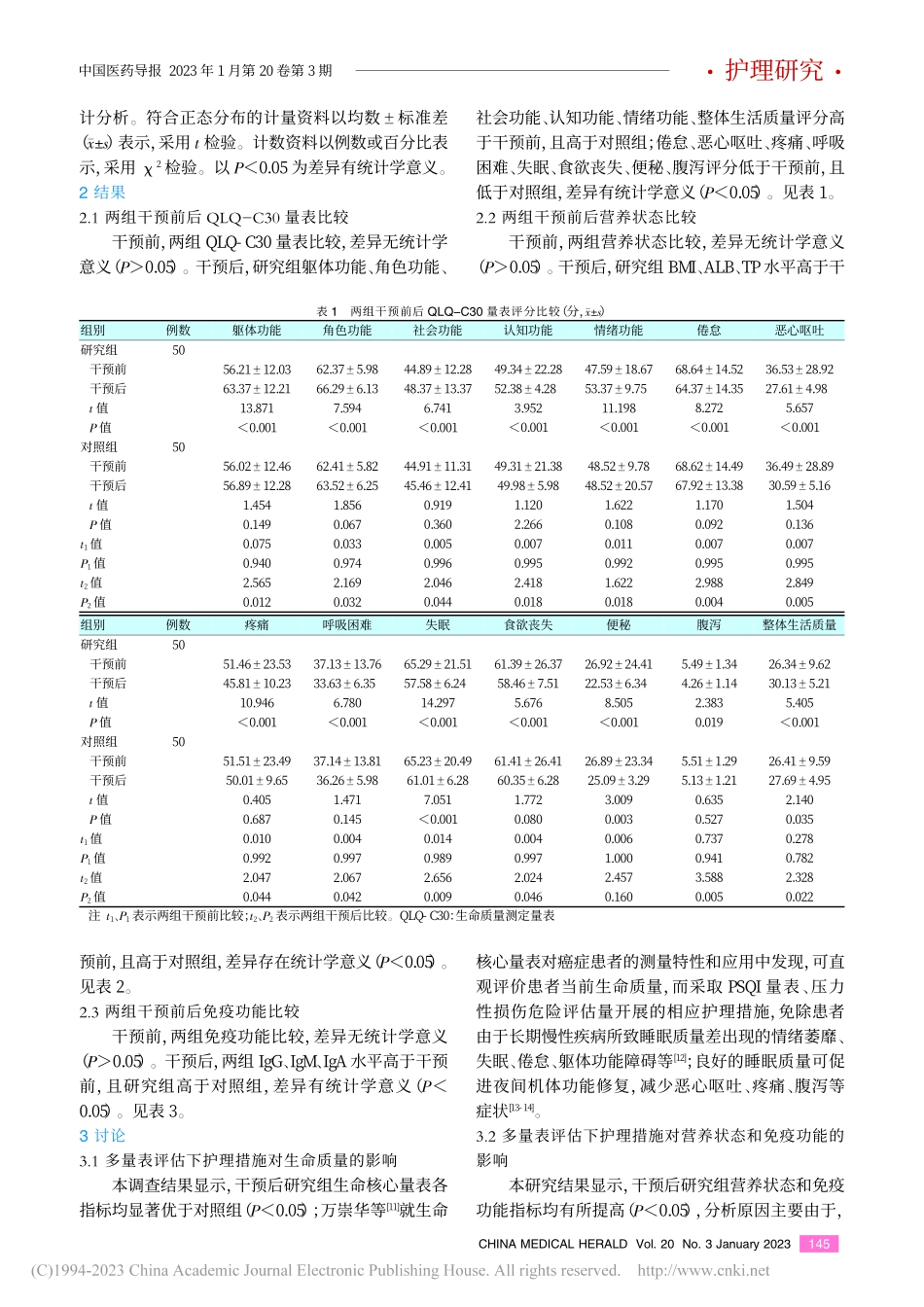 多量表评估对老年慢性疾病患...、营养状态及睡眠质量的影响_邓海婷.pdf_第3页