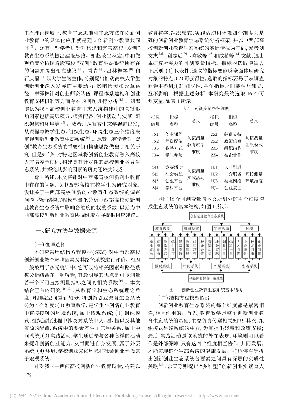 中西部高校创新创业教育生态系统研究_安敏.pdf_第2页
