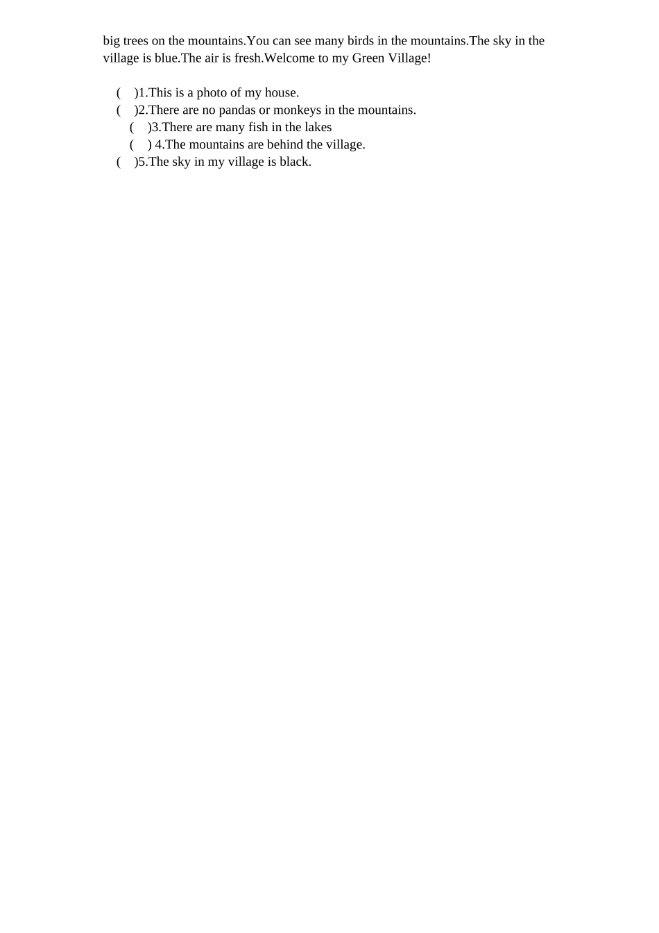 2023年五年级英语上学期期末复习题2.docx_第3页