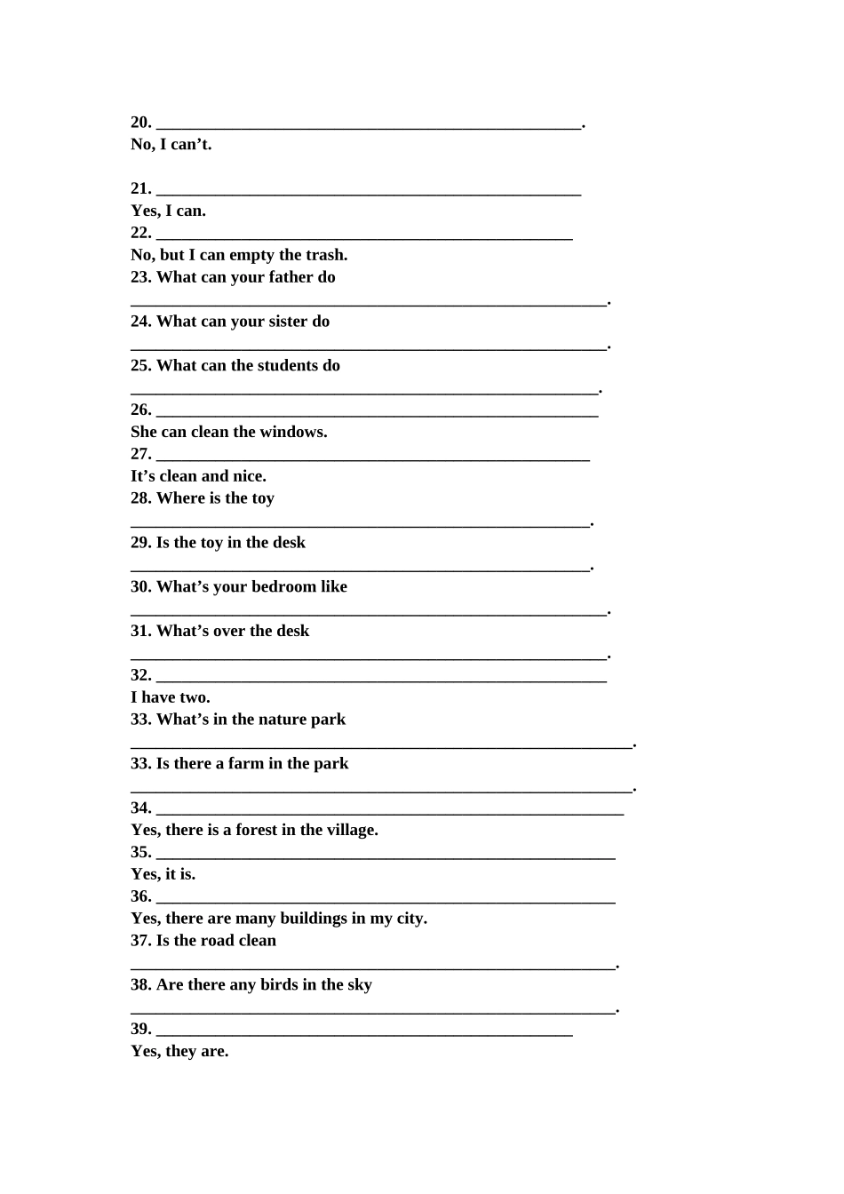 2023年五年级英语根据图片完成句子练习题2.docx_第2页