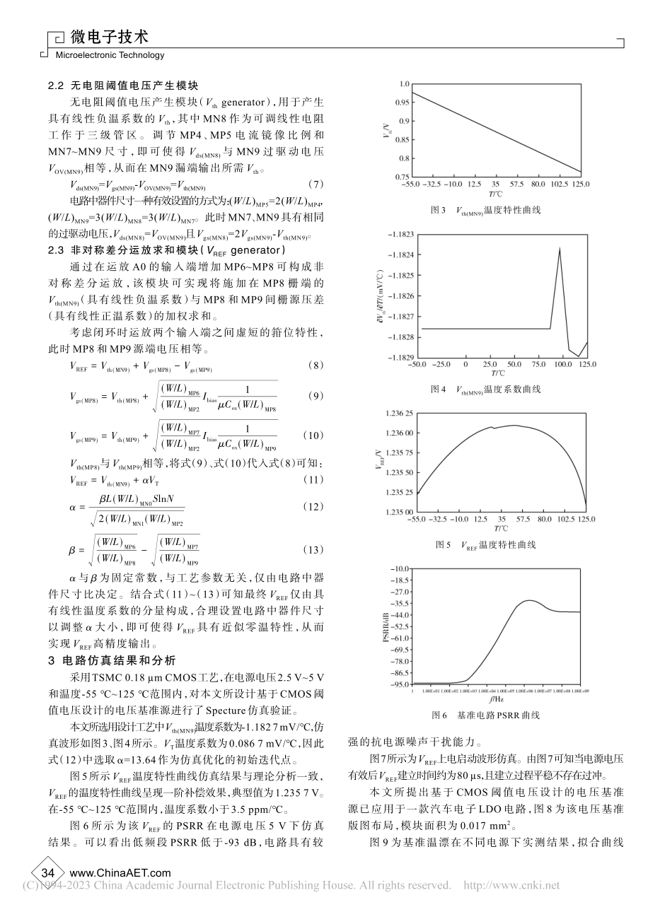 基于CMOS阈值电压设计的电压基准源_徐晴昊.pdf_第3页