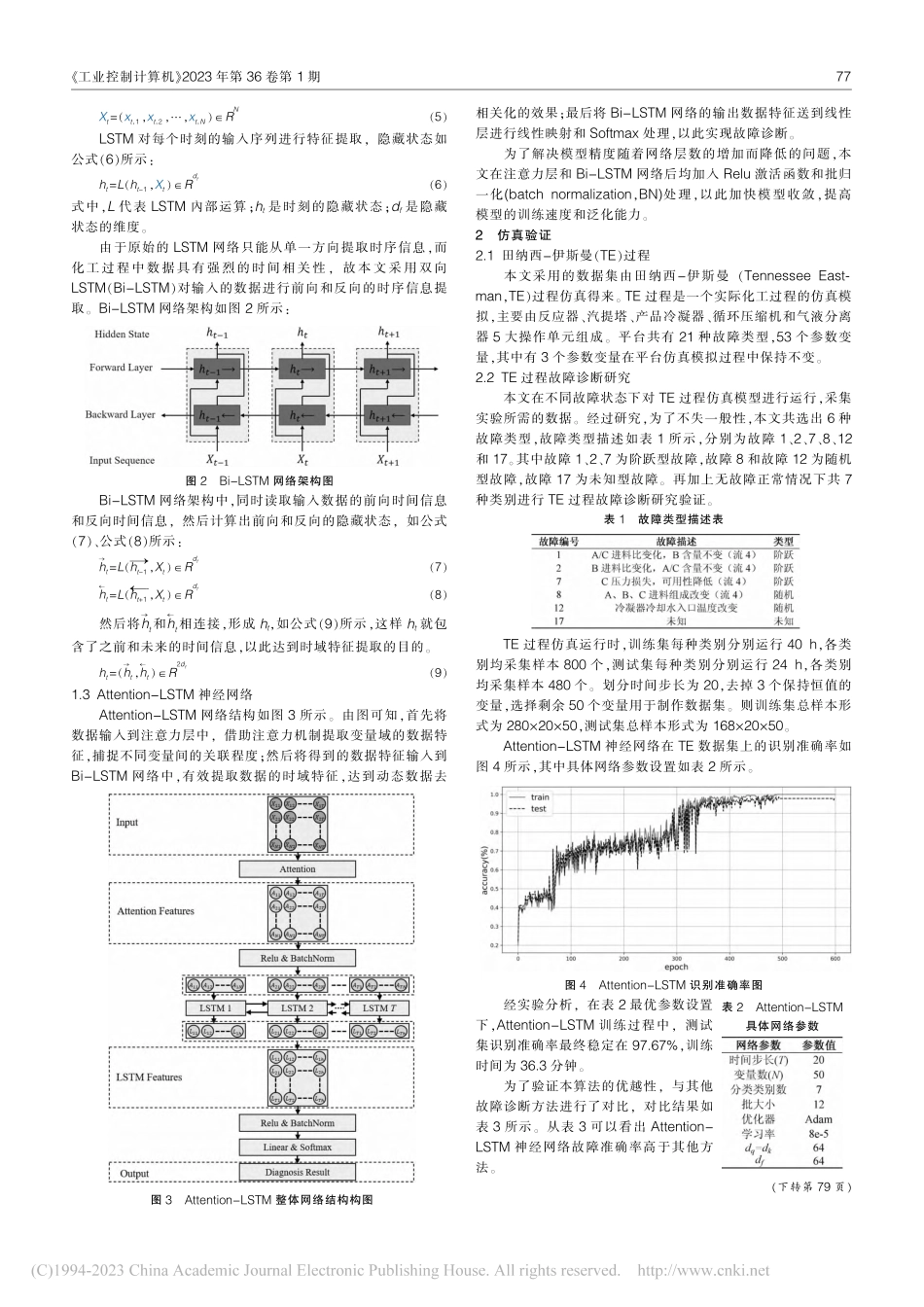 基于Attention-L...TM的化工过程故障诊断研究_陈思达.pdf_第2页