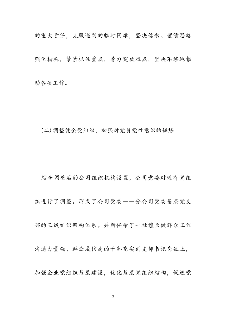2023公司党委工作总结报告.doc_第3页