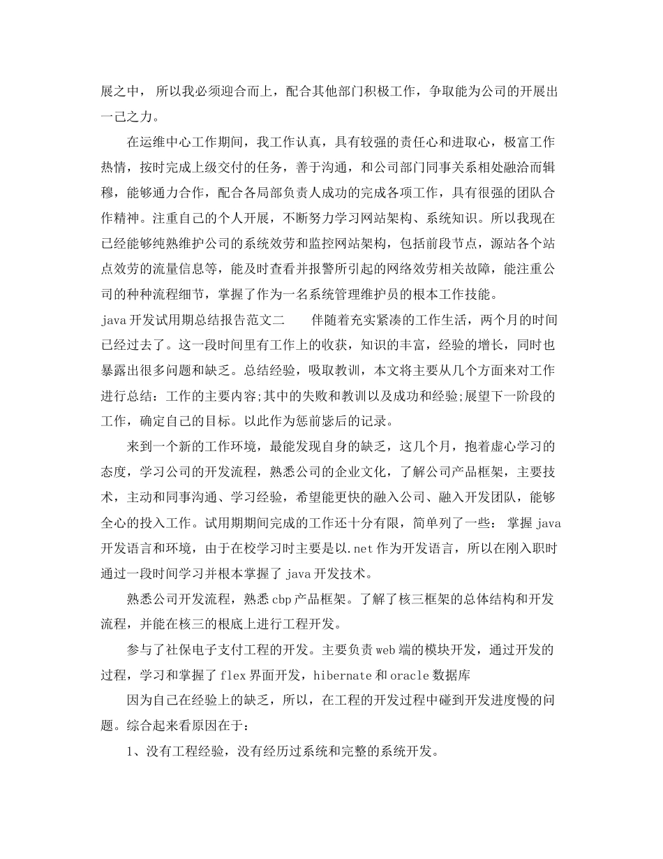 2023年java开发试用期总结报告.docx_第2页