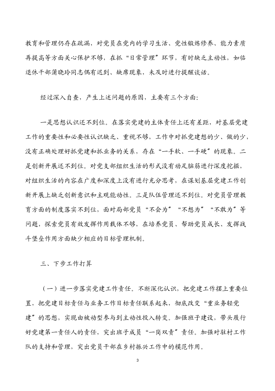 2023年XX局长抓基层党建工作述职报告.docx_第3页