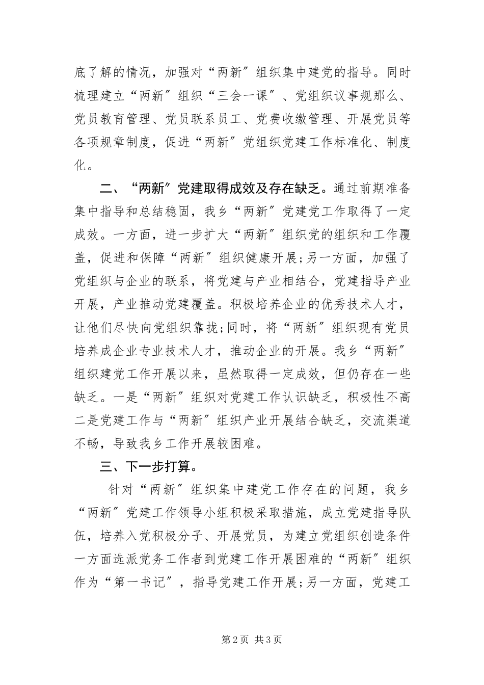 2023年“两新”党建工作自查报告新编.docx_第2页