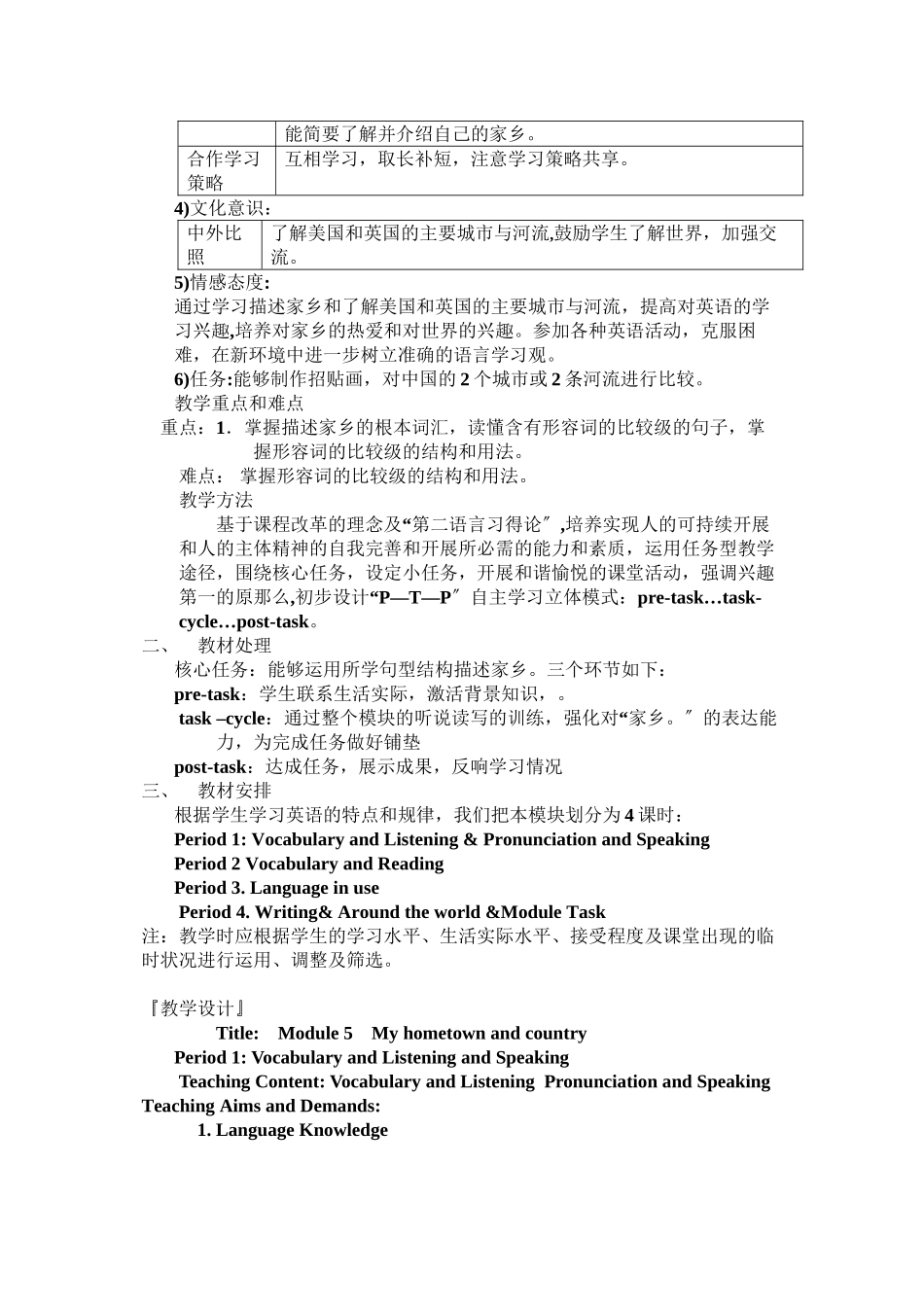 2023年module5myhometownandcountry教案外研社七年级下4doc初中英语.docx_第2页