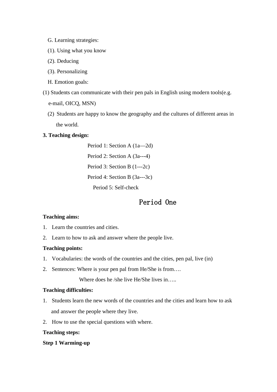 2023年unit1whereisyourpenpalfrom单元教案1人教新目标七年级下doc初中英语.docx_第2页