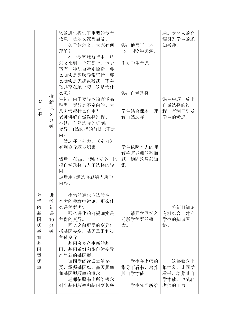 2023年高中生物进化性变化是怎样发生的2教案浙教版必修2.docx_第3页