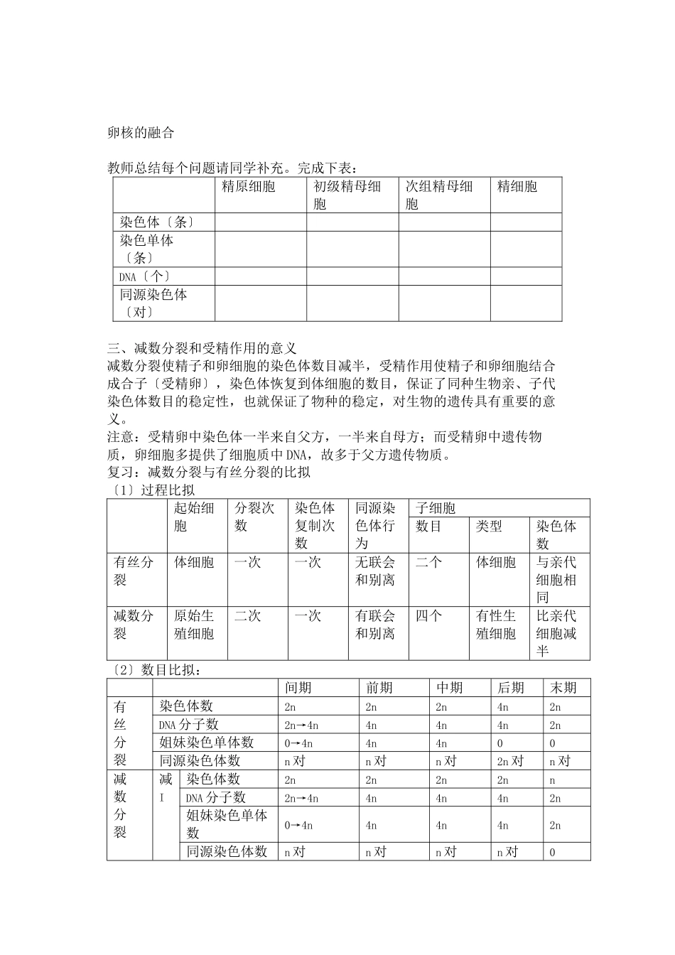2023年高中生物22有性生殖教案苏教版必修2.docx_第2页