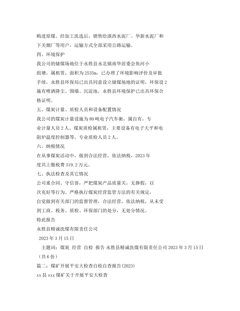 2023年煤矿自检自查报告2.docx_第2页