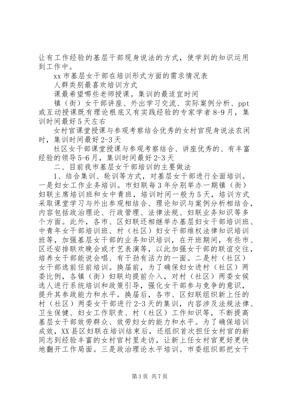 2023年基层女干部培训需求调研报告.docx_第3页