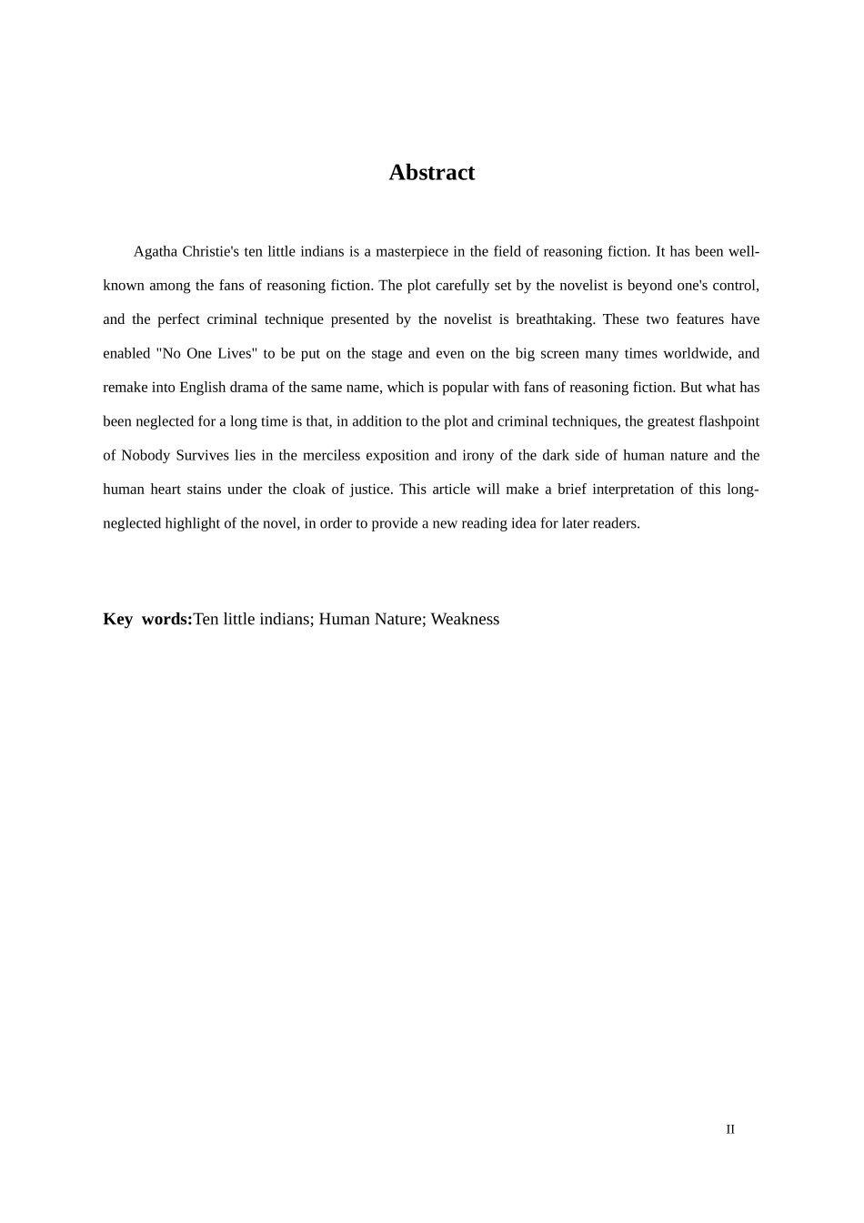 罪与罚的人性冲突——从《无人生还》看人性弱点分析研究应用心理学专业.doc_第2页