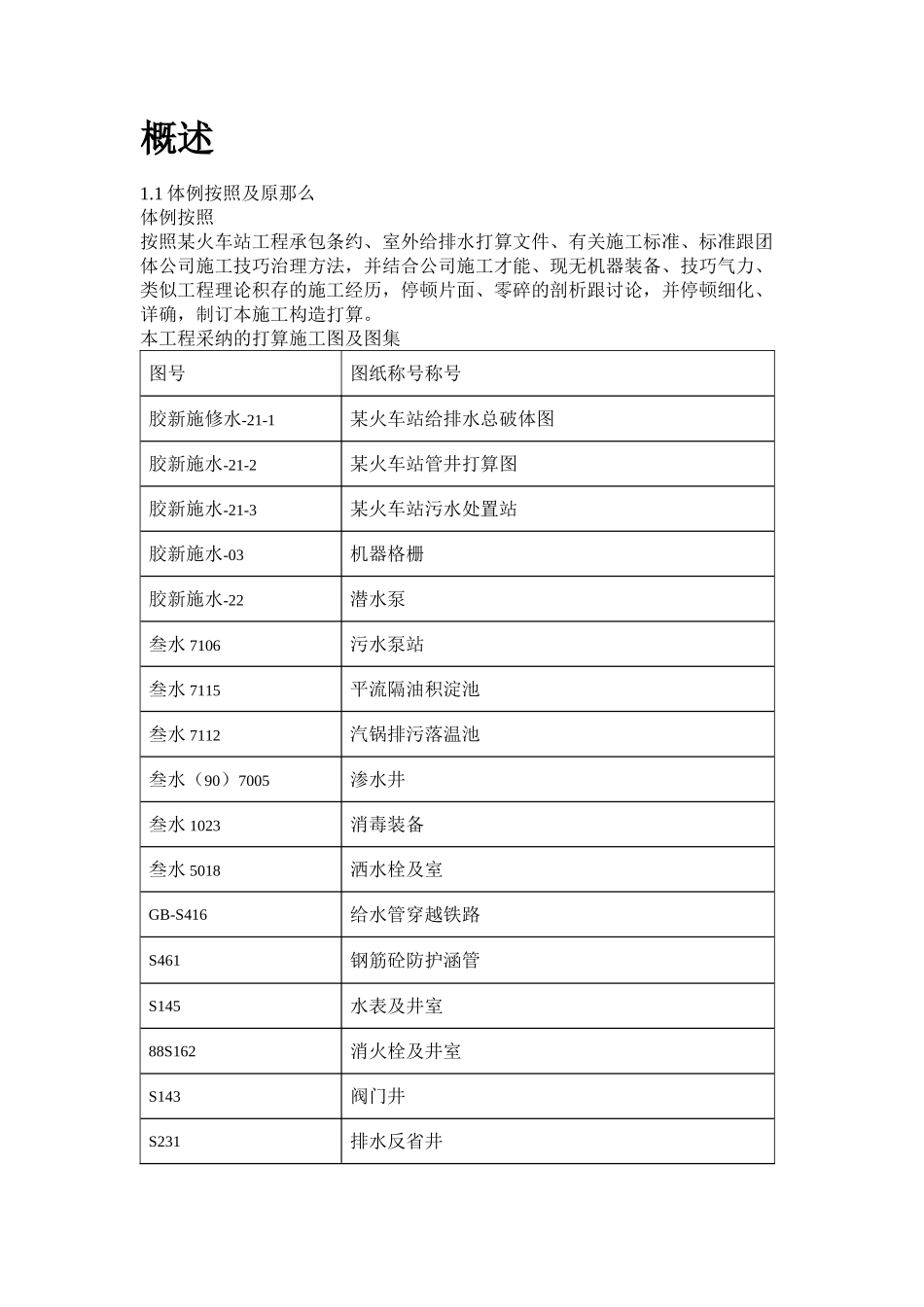 2023年建筑行业某火车站室外给排水施工组织设计方案.docx_第2页