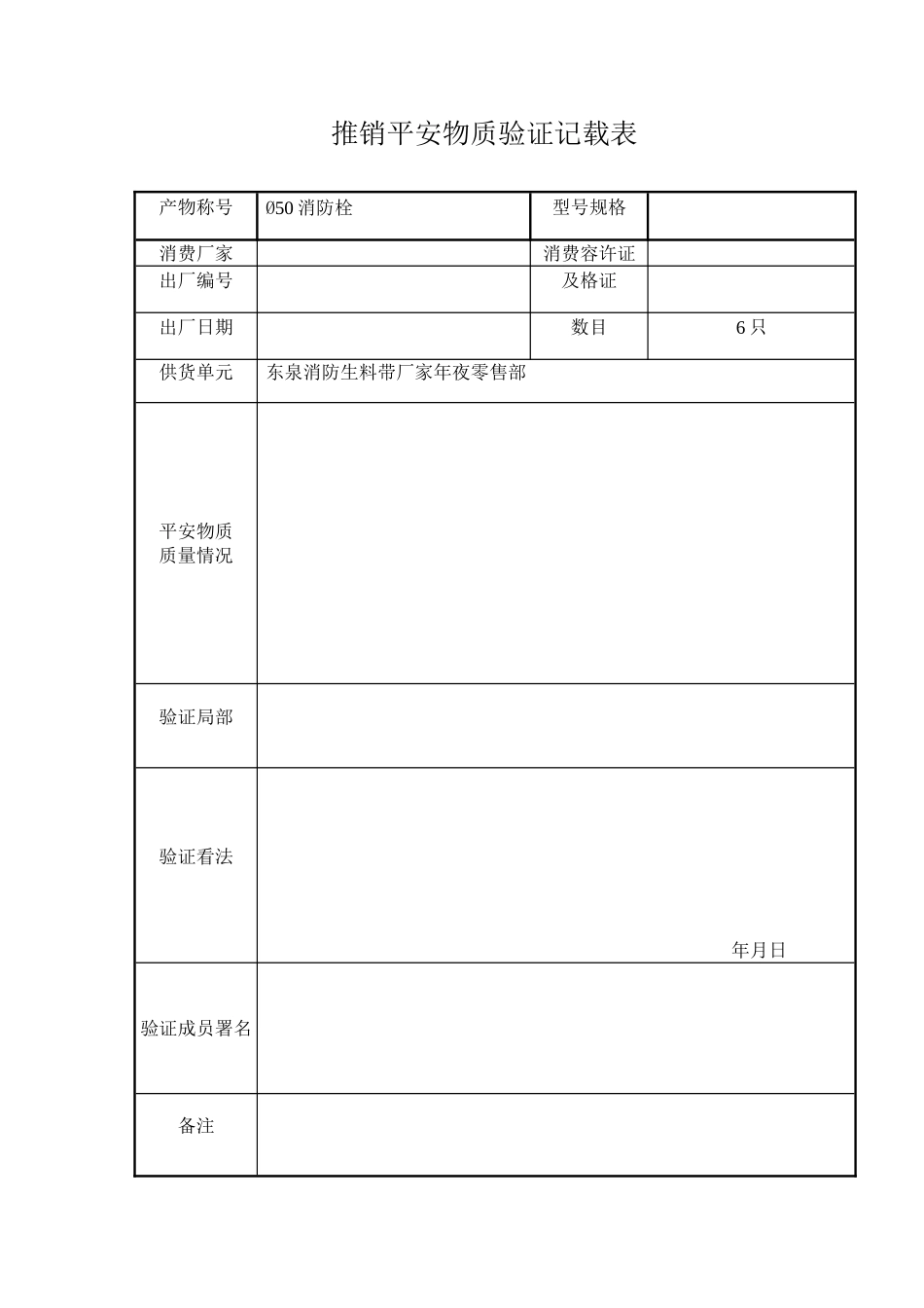 2023年建筑行业采购和租赁安全物资验证记录表.docx_第2页