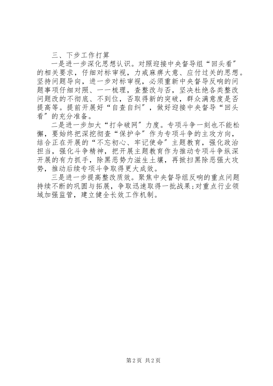 2023年扫黑除恶专项斗争个人述职报告.docx_第2页