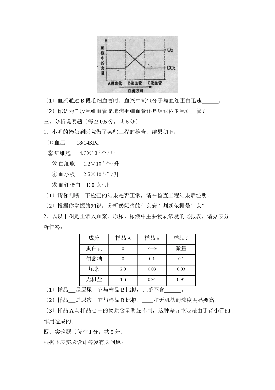 2023年聊城市阳谷县第一实验九年级试卷初中生物.docx_第3页